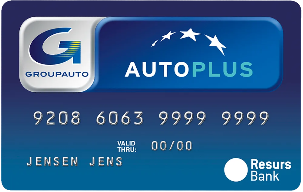 Eksempel på Autoplus Kontokort fra Resurs Bank
