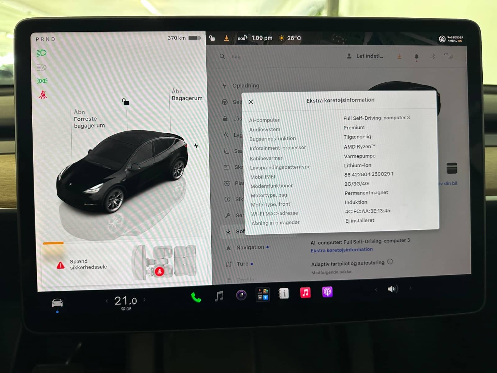 Tesla Model Y Long Range AWD 2022 - Billede 3